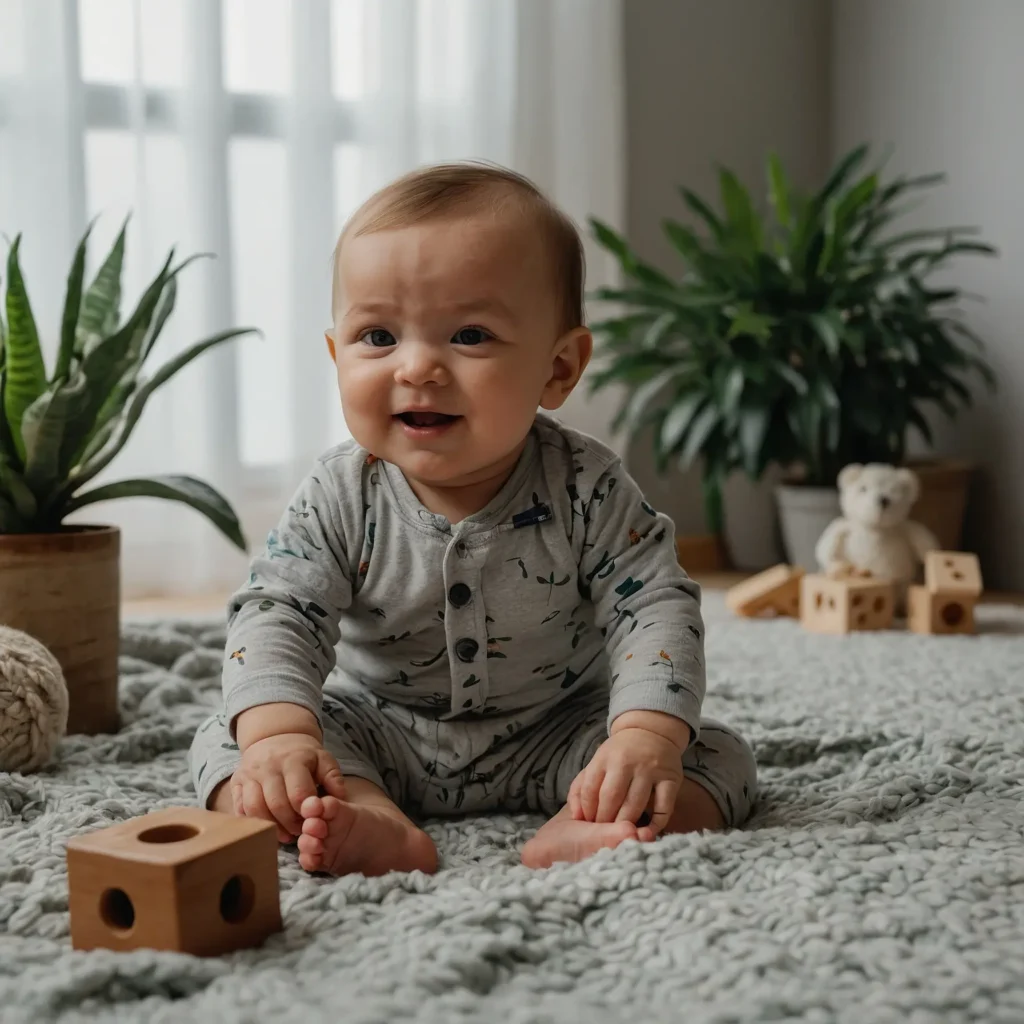 6 Month Baby Photoshoot Ideas for Boys01