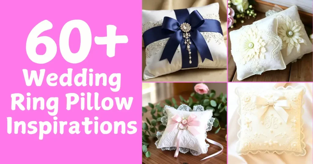 60+ Wedding Ring Pillow Inspirations