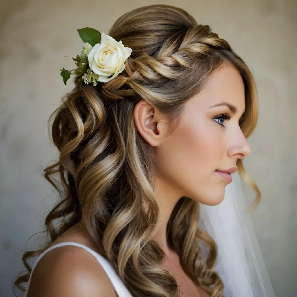 Bridal Beauty Half Up Half Down Inspiration01