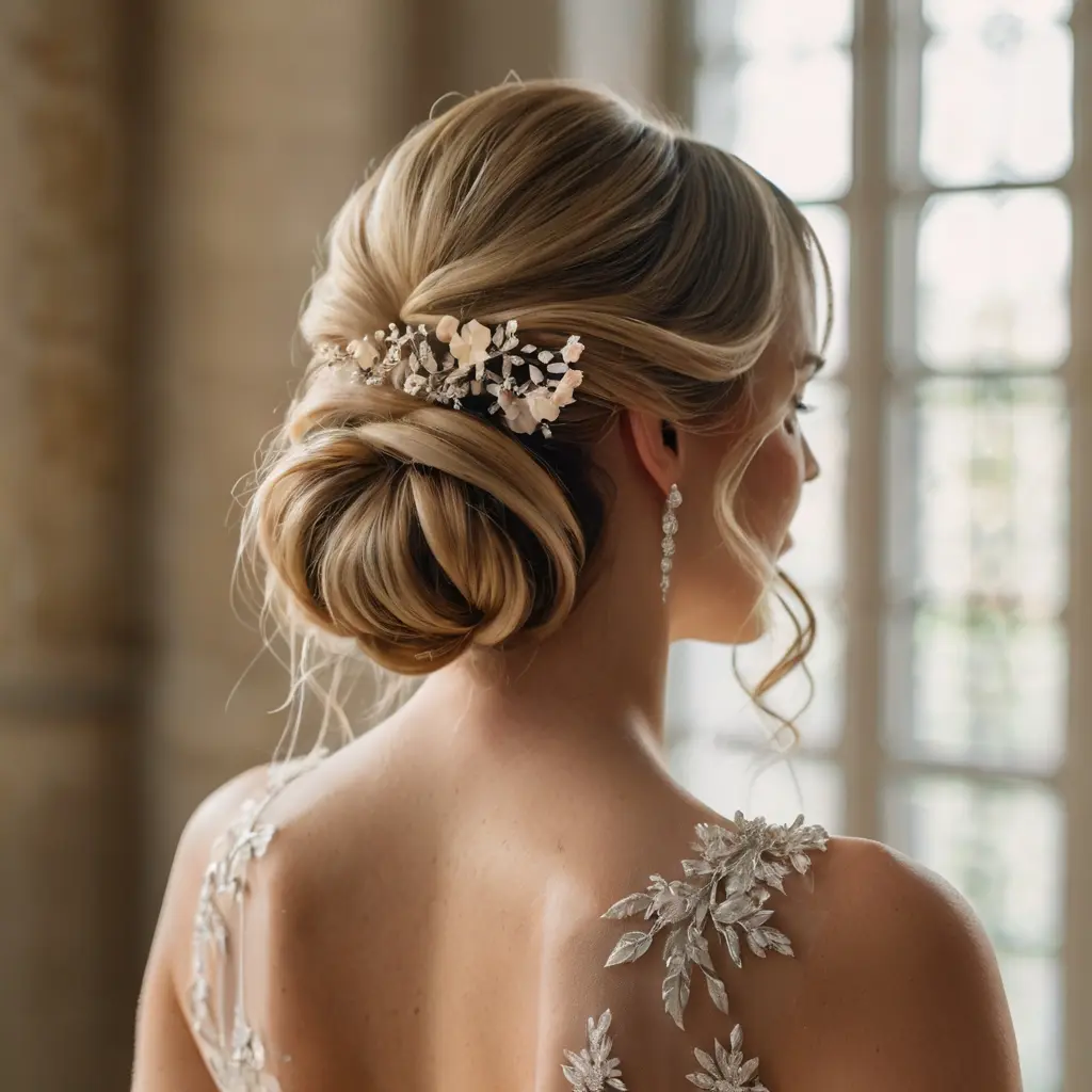 Bridal Hair Inspiration Half Up Half Down Bun Updos01