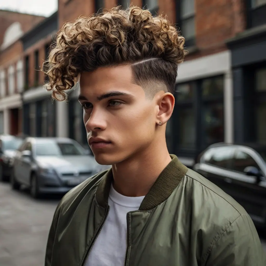 Curly Undercut Taper Fades Modern and Stylish02