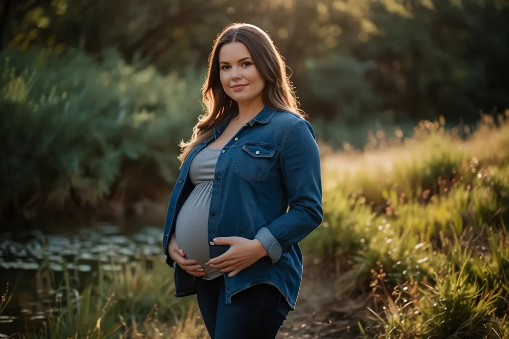 Denim Jeans Maternity Shoot01