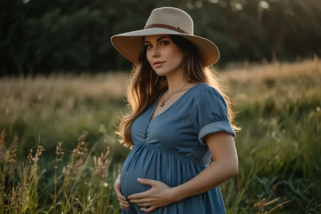 Denim Maternity Photoshoot Ideas01