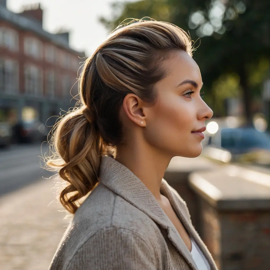 Effortless Elegance Mastering the Half Up Half Down Bun01