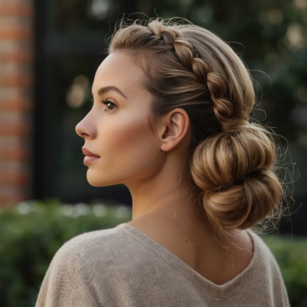 Effortless Elegance Mastering the Half Up Half Down Bun02