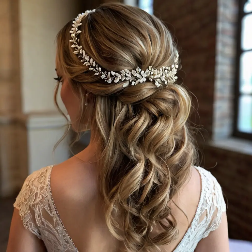 Half Updos with Hair Down02 1