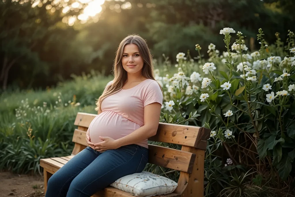 Maternity Photoshoot Ideas with Jeans01