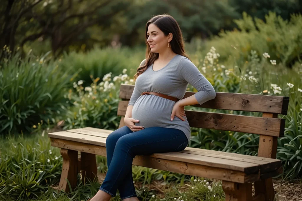 Maternity Photoshoot Ideas with Jeans02