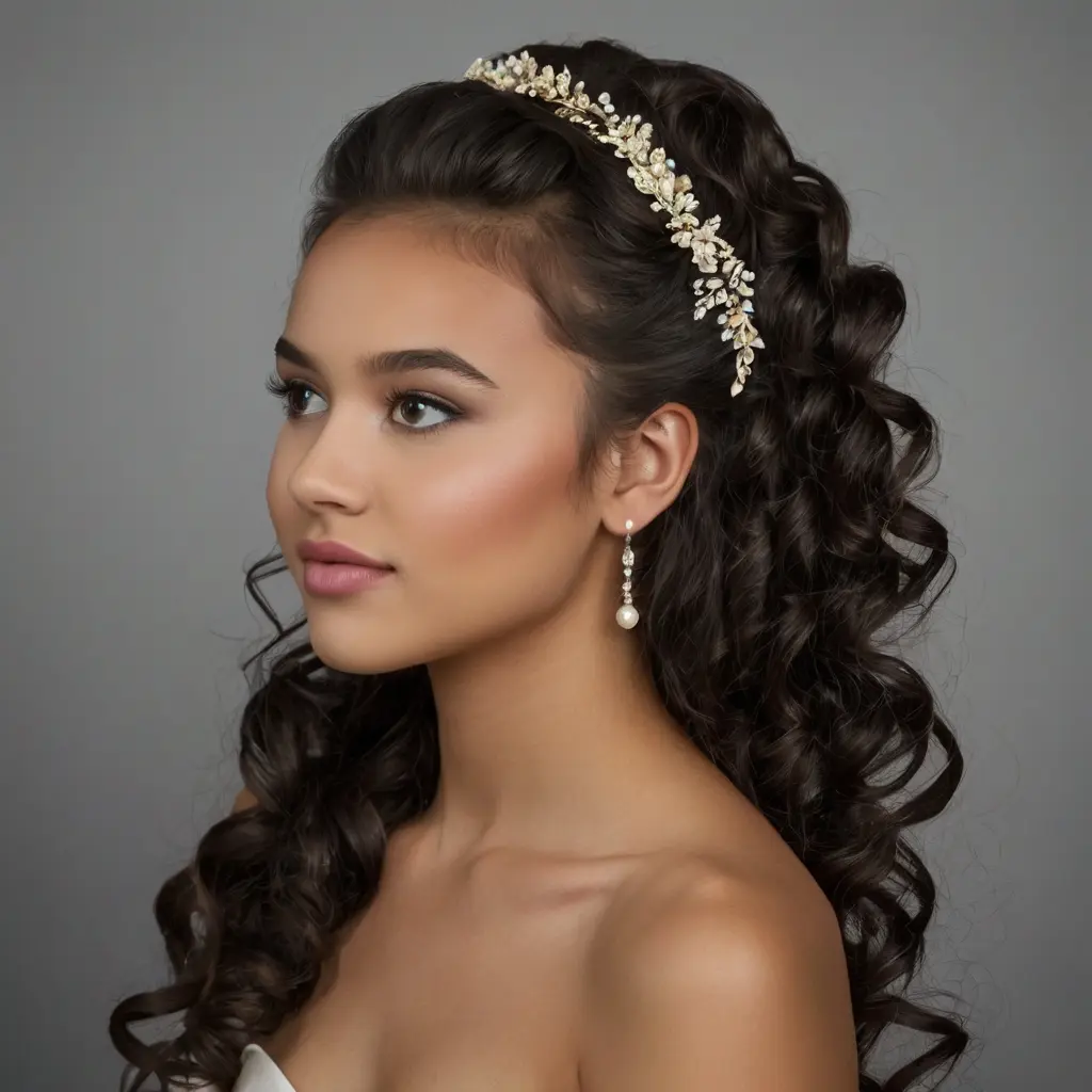 Prom Ready Half Up Half Down Curly Hairstyles01