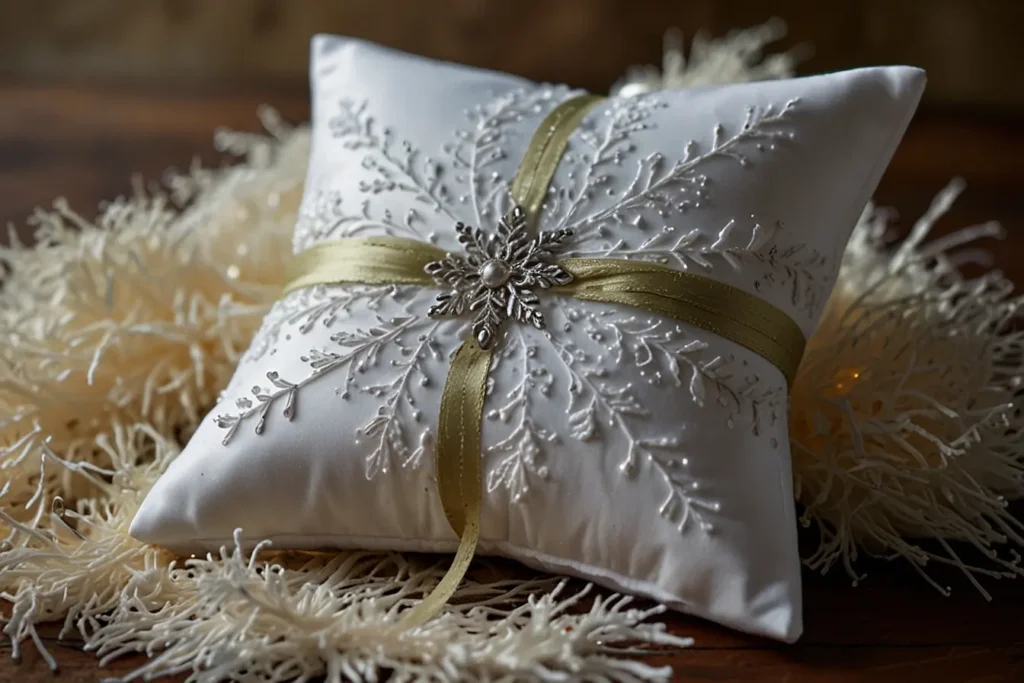 Seasonal Inspirations Ring Pillows for Every Wedding Theme01