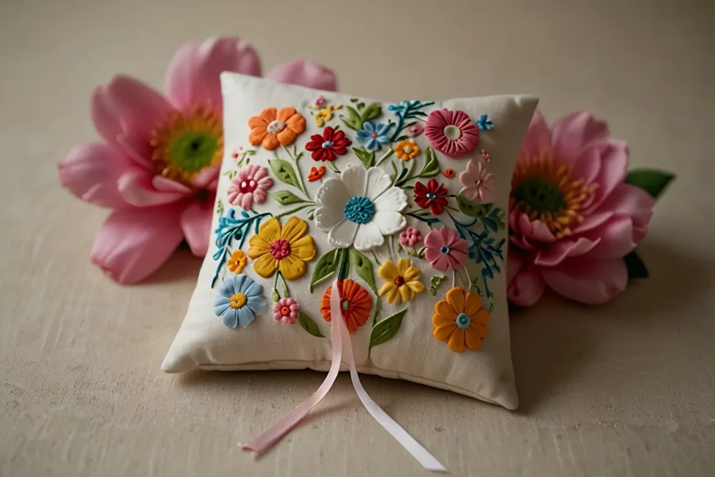 Seasonal Inspirations Ring Pillows for Every Wedding Theme02