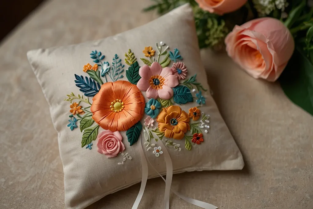 Seasonal Inspirations Ring Pillows for Every Wedding Theme03