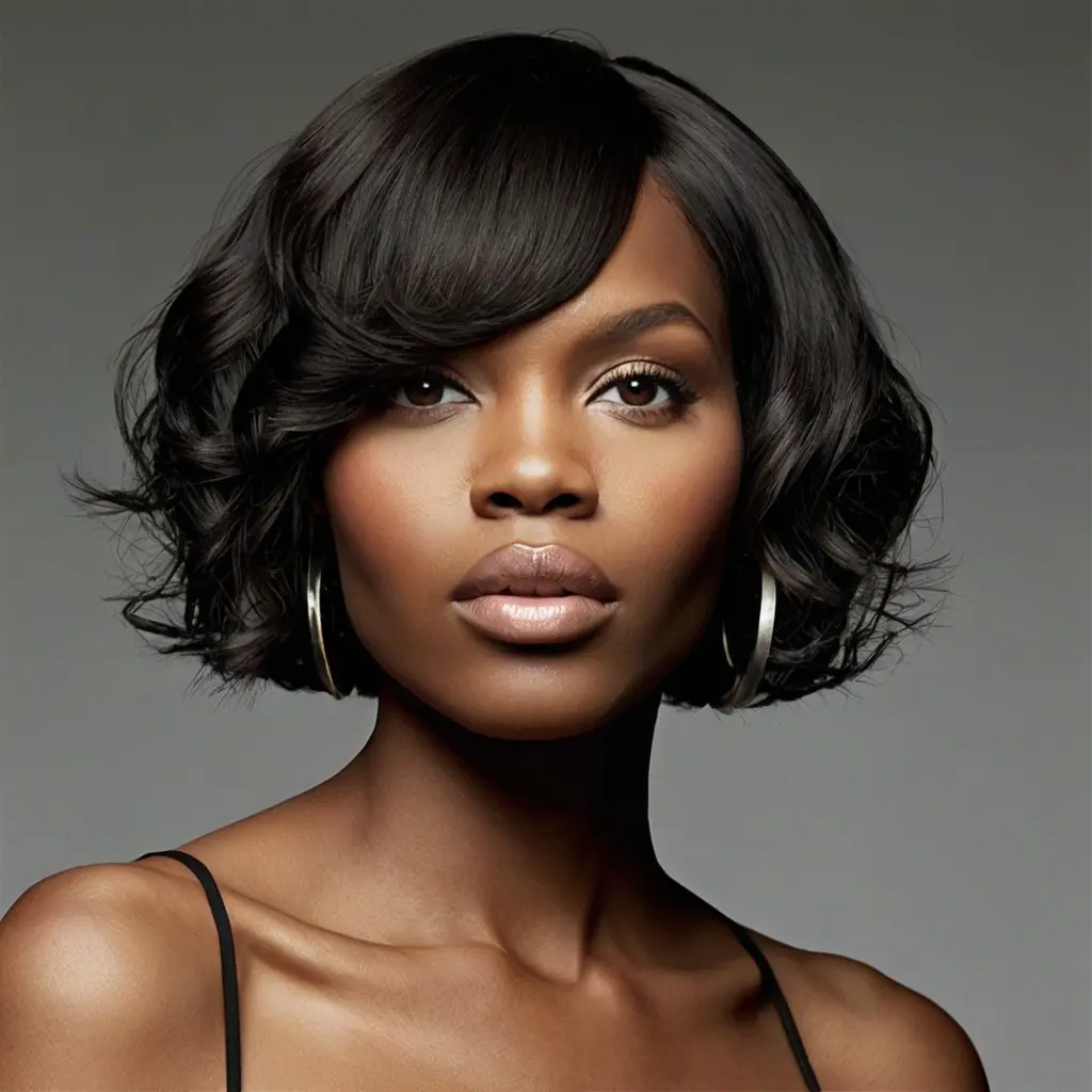 Short Weave Bob Hairstyles for Black Women01