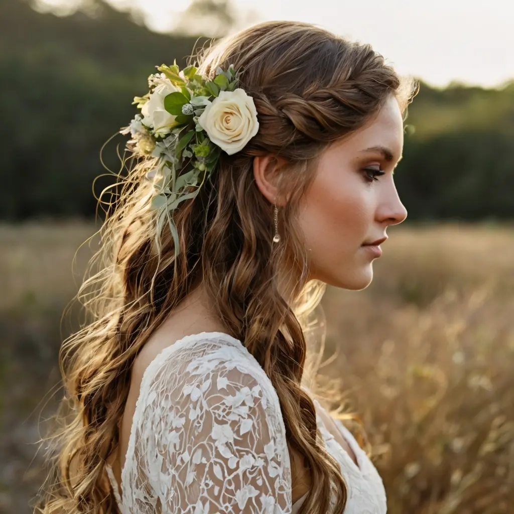 Wedding Hair Trends Half Up Half Down Styles01