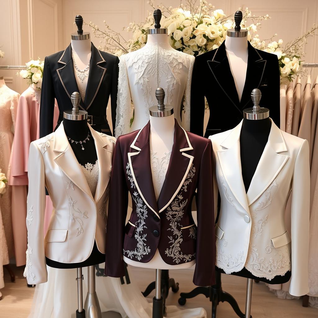 bridal suit jackets