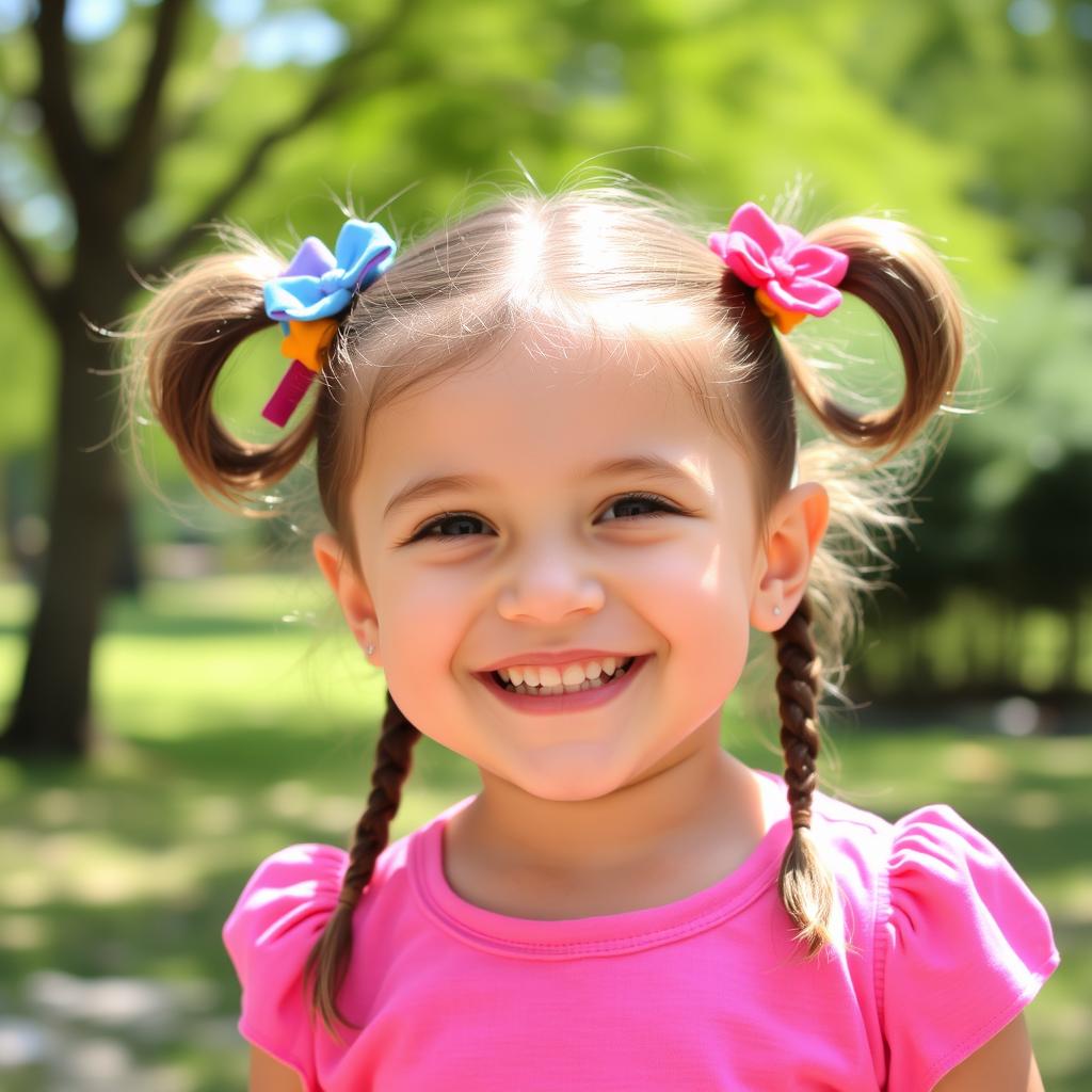 cute ponytail ideas for little girls