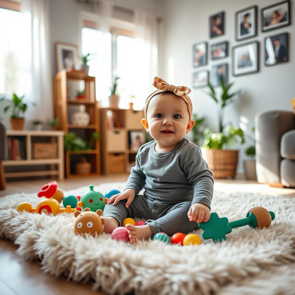 diy 6 month photoshoot