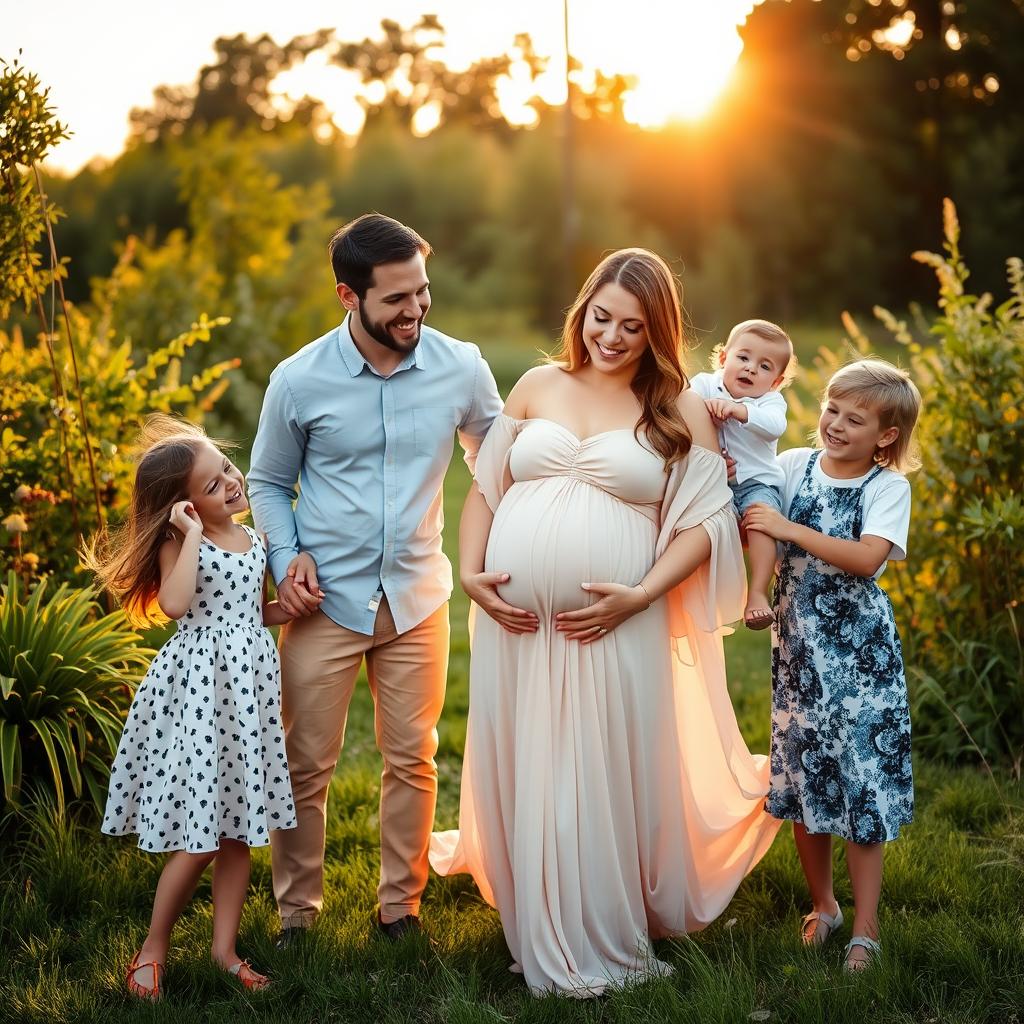 family maternity photos