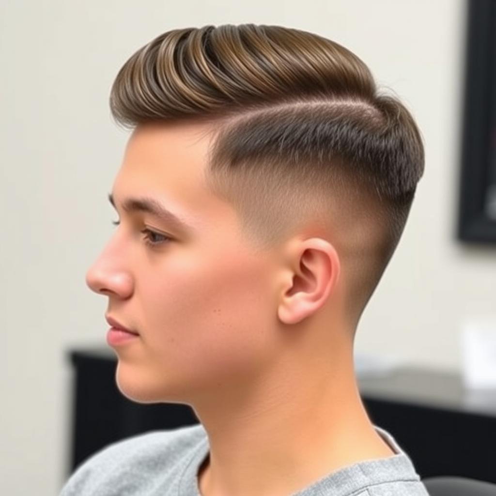 low taper fade haircut straight hair