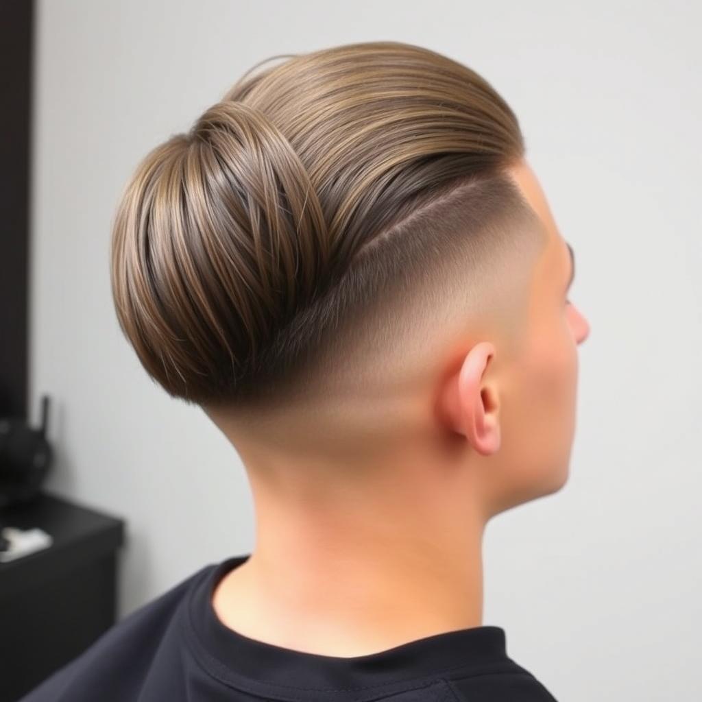 low taper fade haircut straight hair