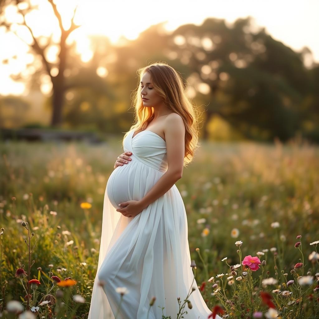 maternity photoshoot lighting