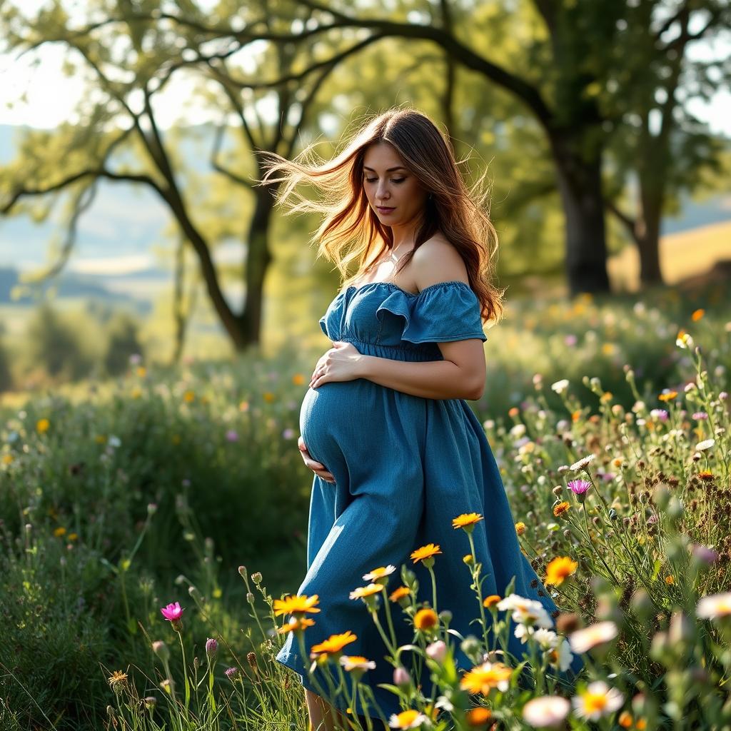 outdoor maternity photoshoot