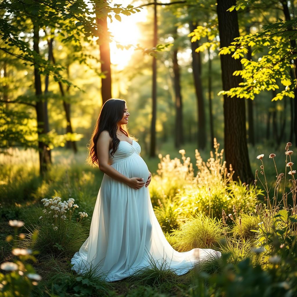 outdoor maternity photoshoot