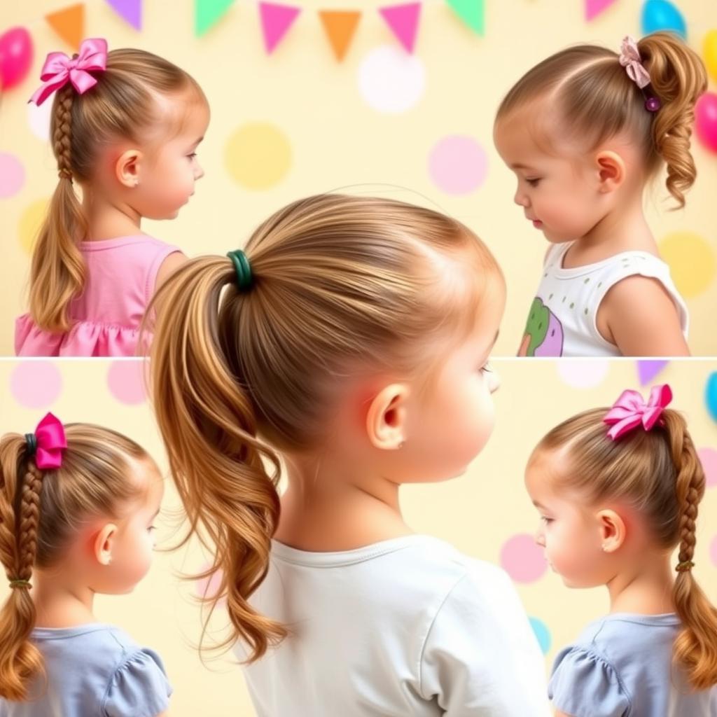 ponytail hairstyles for toddlers