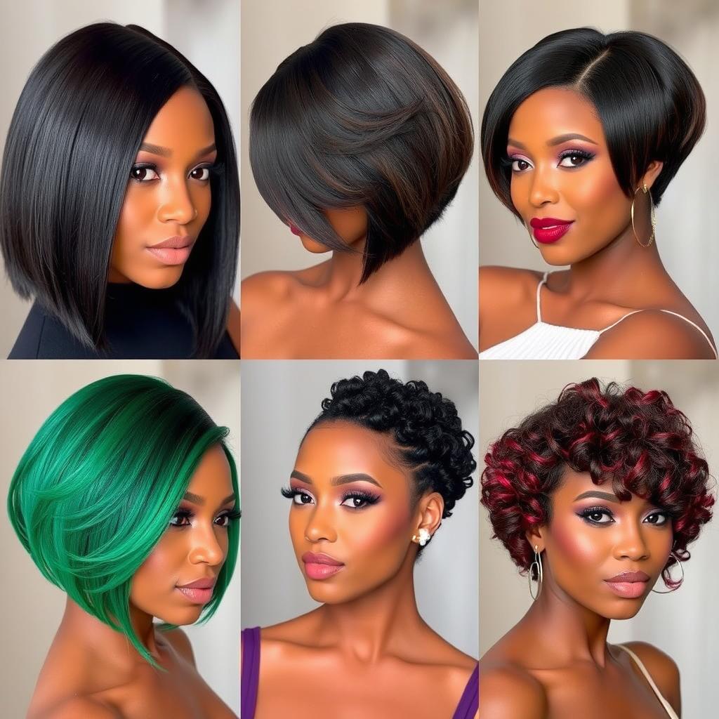 short bob weave hairstyles for black hair