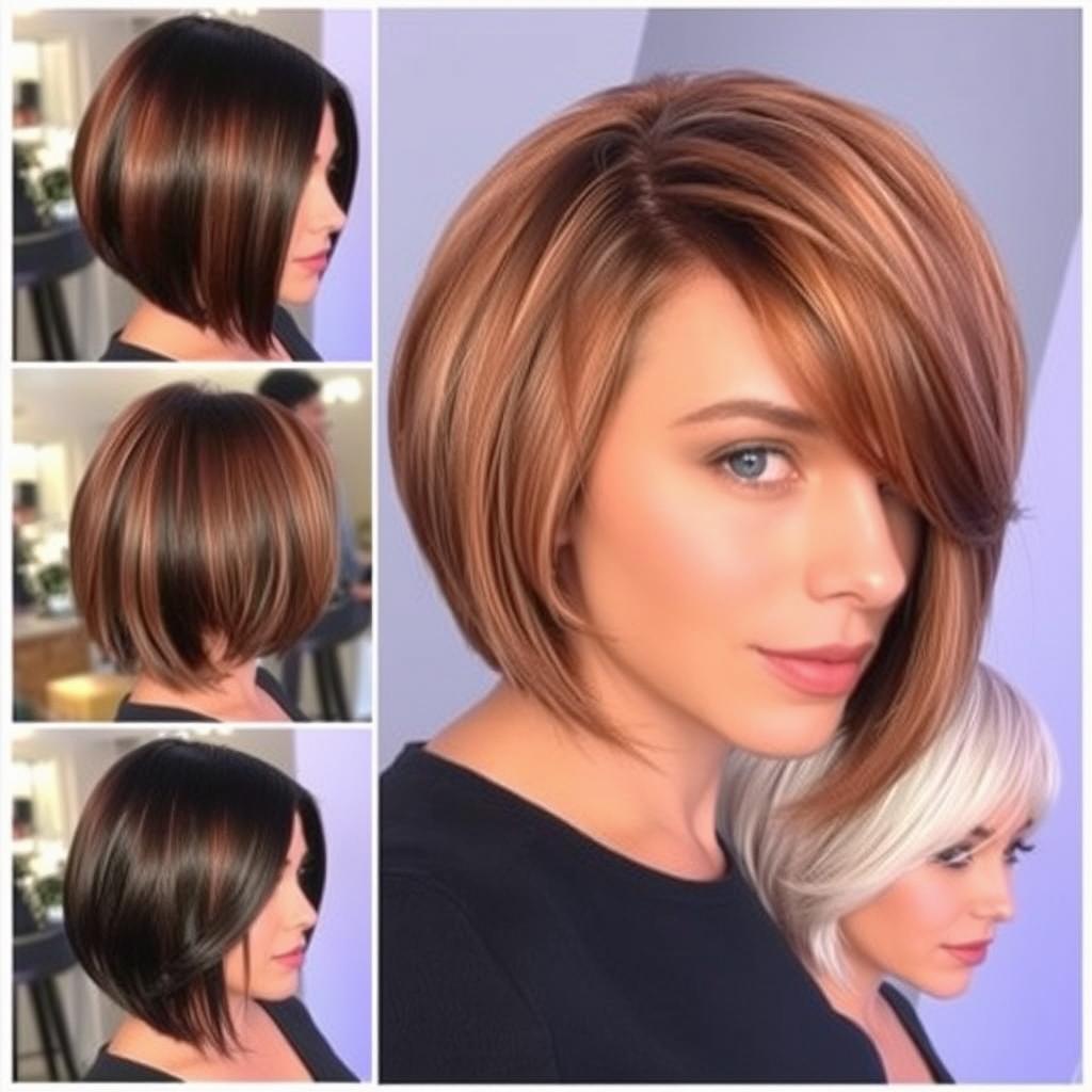 short bob weave hairstyles for round faces