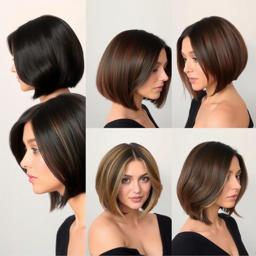 short silk press hairstyles