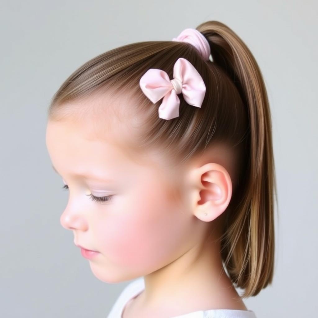 simple ponytail hairstyles for kids