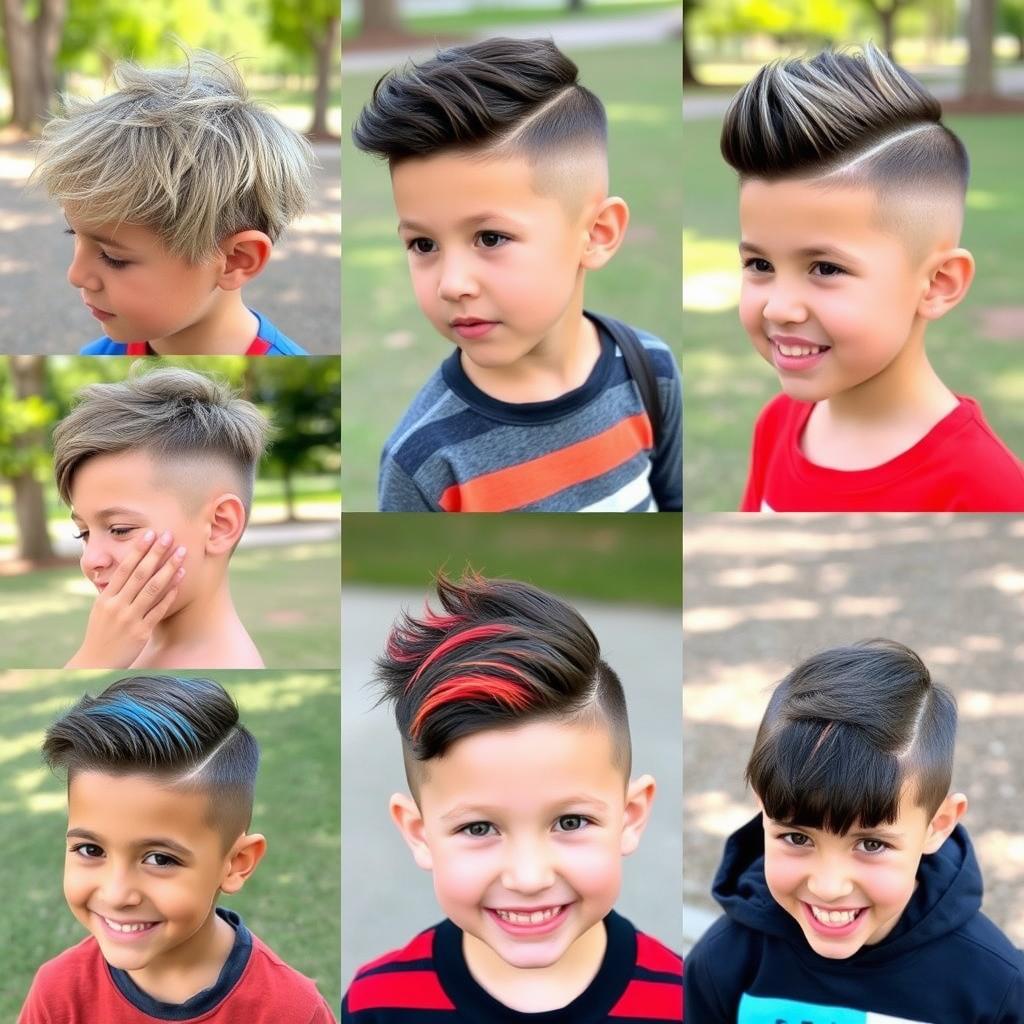 trendy 6 year old boy haircuts