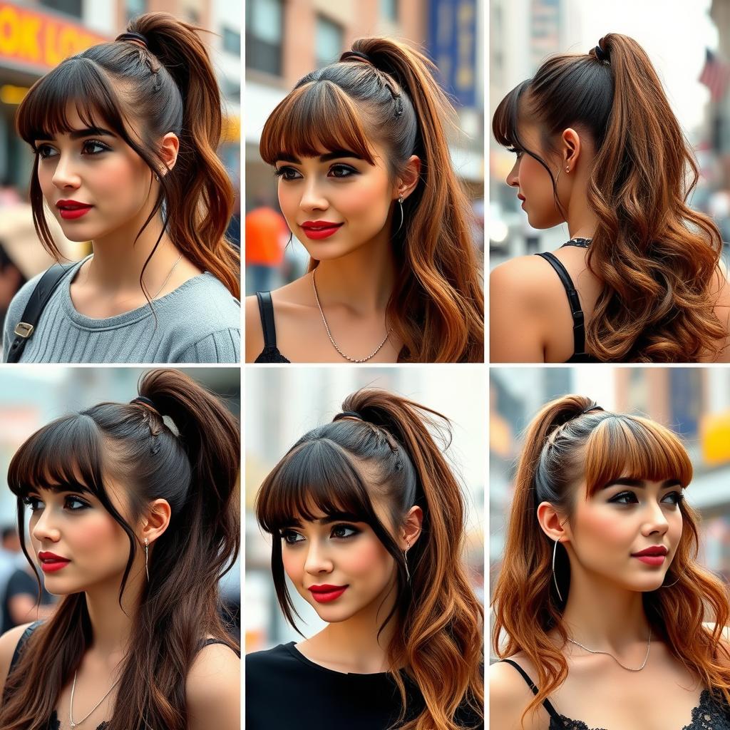 versatile ponytails