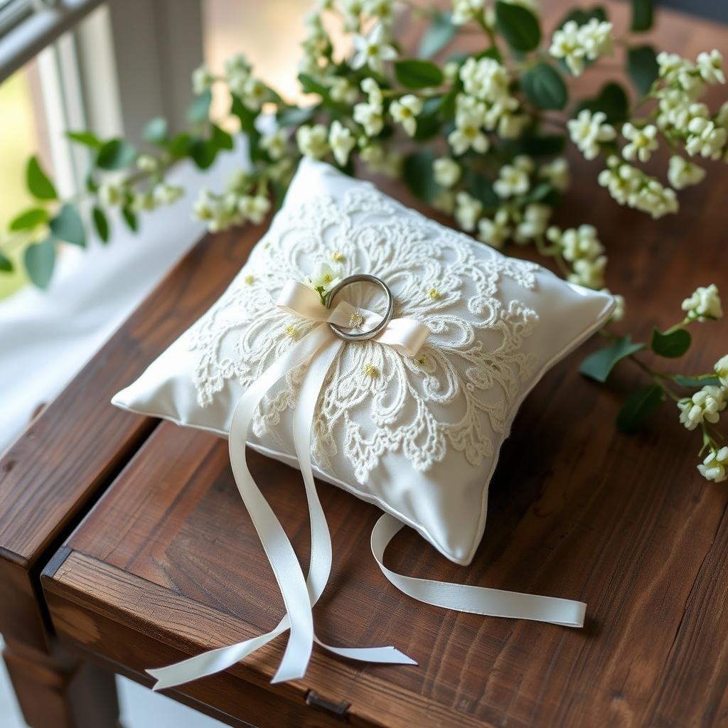 wedding ring pillow