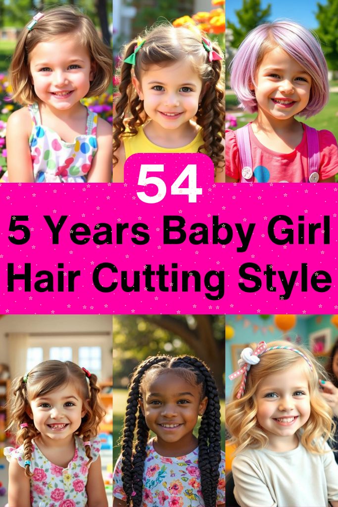 54+ 5 Years Baby Girl Hair Cutting Style