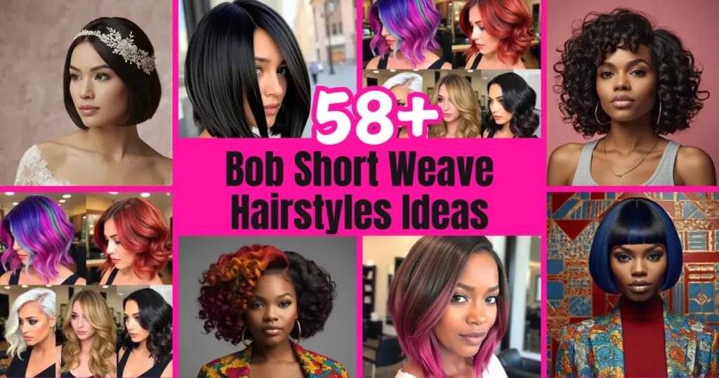 Bob Short Weave Hairstyles Ideas