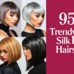 Trendy Short Silk Press Hairstyles
