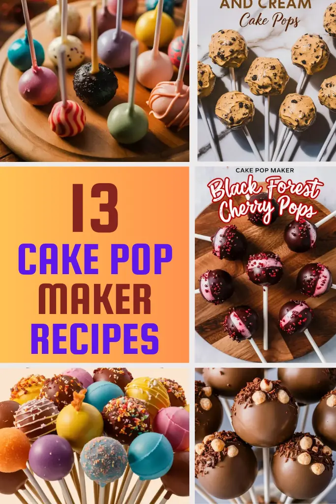 13 Cake Pop Maker Recipes 2 13 Cake Pop Maker Recipes