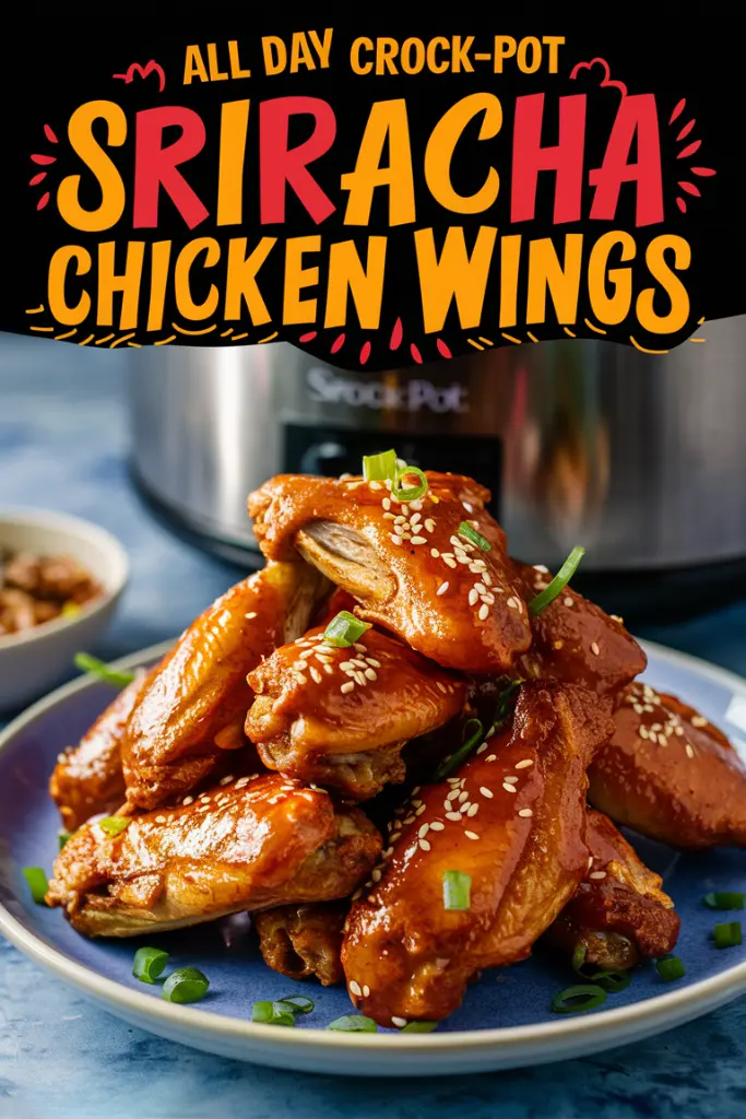 14 Best Crock Pot All Day Chicken Recipes 9 All day Crock Pot Sriracha Chili Chicken Wings 1