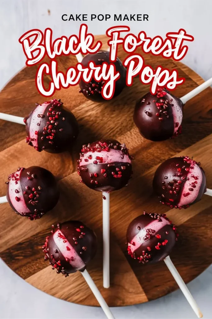 13 Cake Pop Maker Recipes 14 Black Forest Cherry Pops