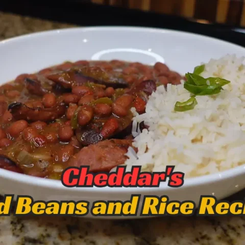 Cheddar's Red Beans and Rice Recipe