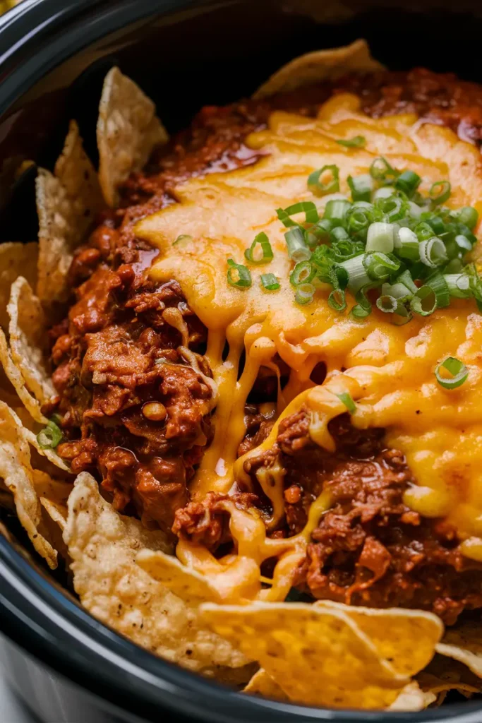 10 Easy Crock Pot Dips for Parties 3 Crock Pot Chili Cheese Dip