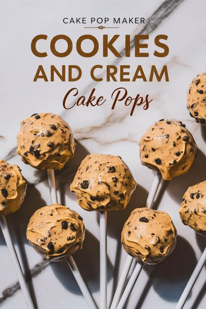 13 Cake Pop Maker Recipes 9 Cookies and Cream Cake Pops