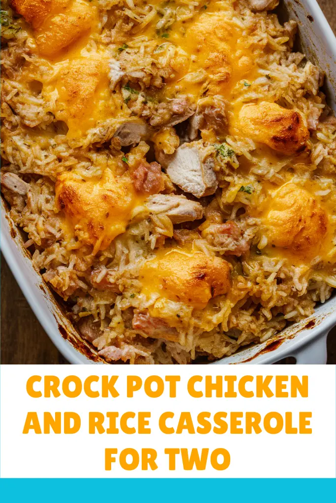 13 Easy Crockpot Chicken And Rice Recipes 3 Crock Pot Chicken and Rice Casserole for two