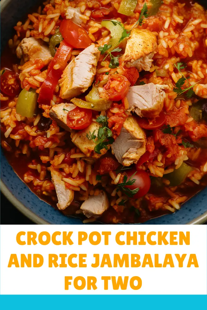 13 Easy Crockpot Chicken And Rice Recipes 9 Crock Pot Chicken and Rice Jambalaya For Two