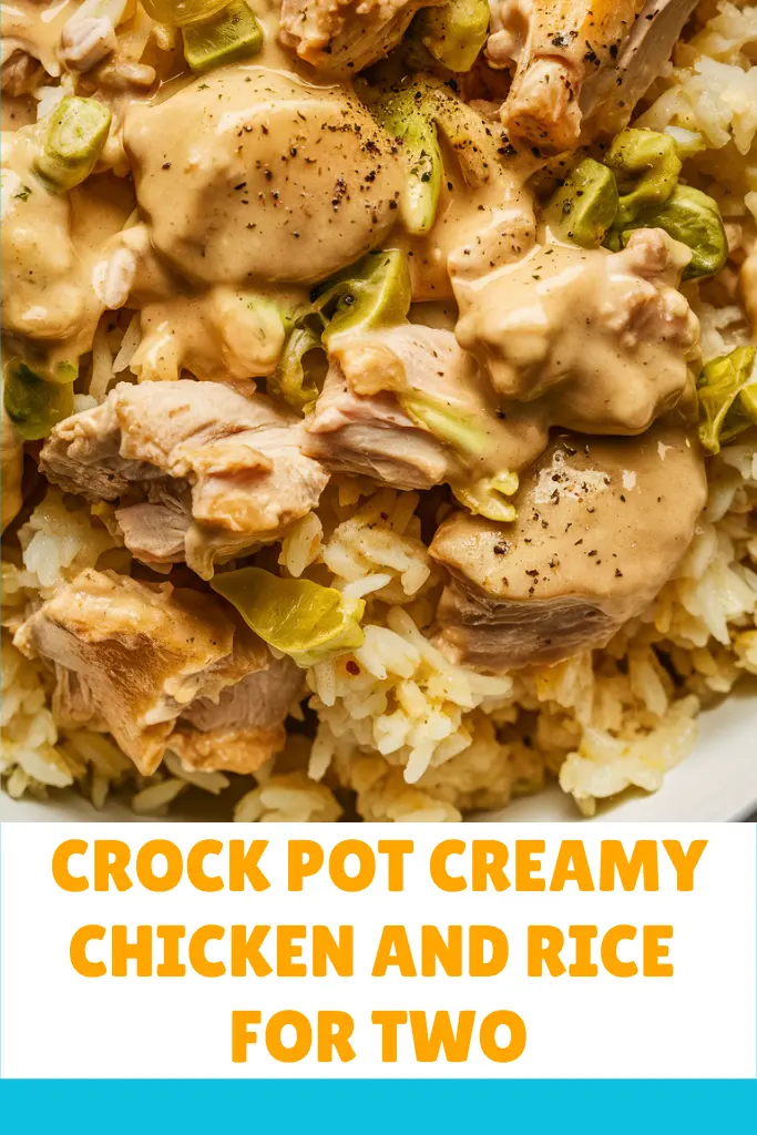 13 Easy Crockpot Chicken And Rice Recipes 4 Crock Pot Creamy Chicken and Rice For Two