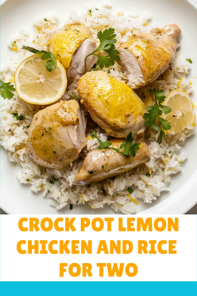 13 Easy Crockpot Chicken And Rice Recipes 6 Crock Pot Lemon Chicken and Rice For Two