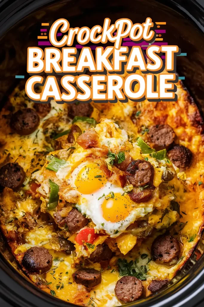 15 Crockpot Casserole Recipes 12 Crockpot Breakfast Casserole