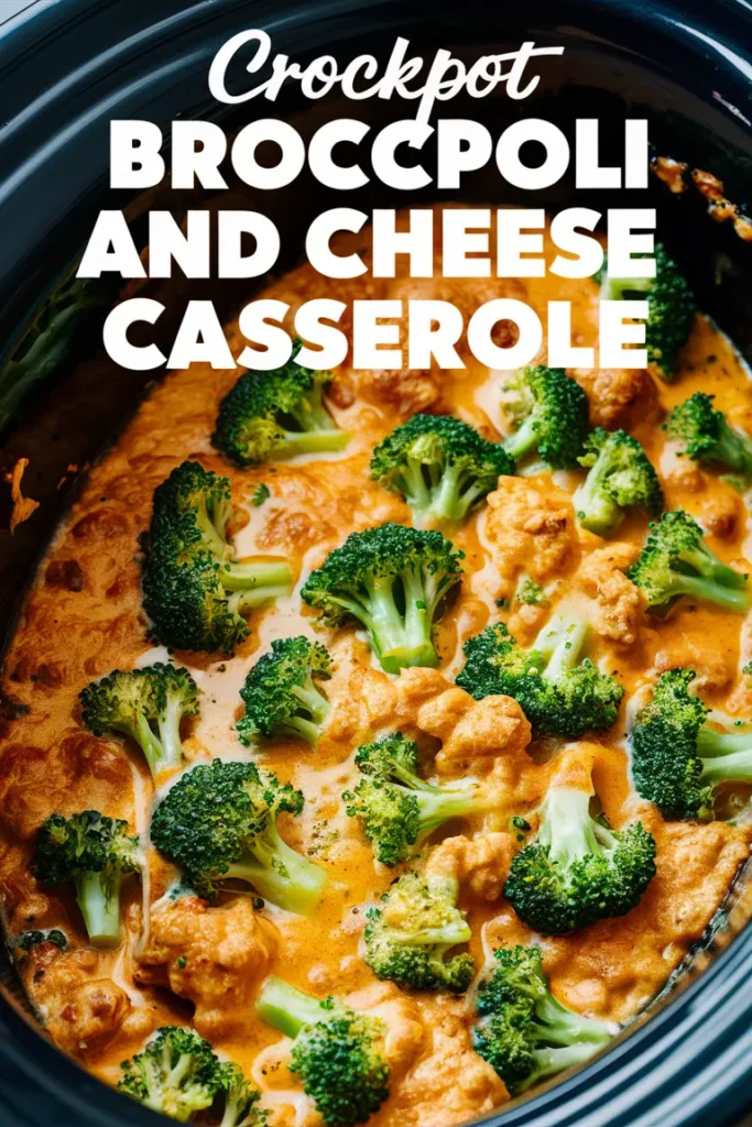 15 Crockpot Casserole Recipes 14 Crockpot Broccoli and Cheese Casserole